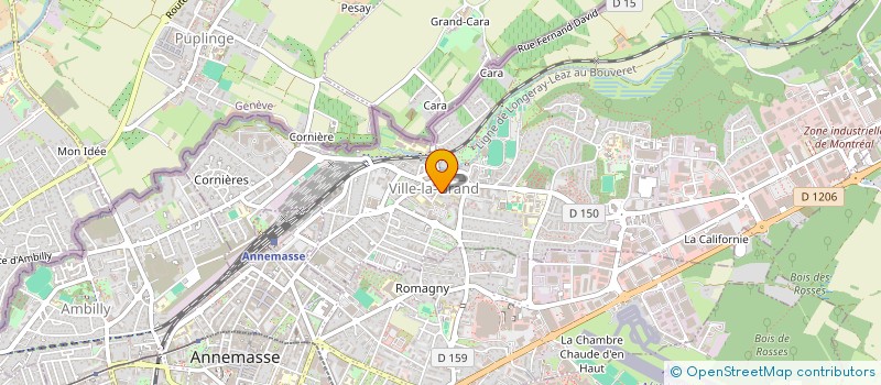 localisation de l'entreprise PENGUINO PROD à VILLE-LA-GRAND
