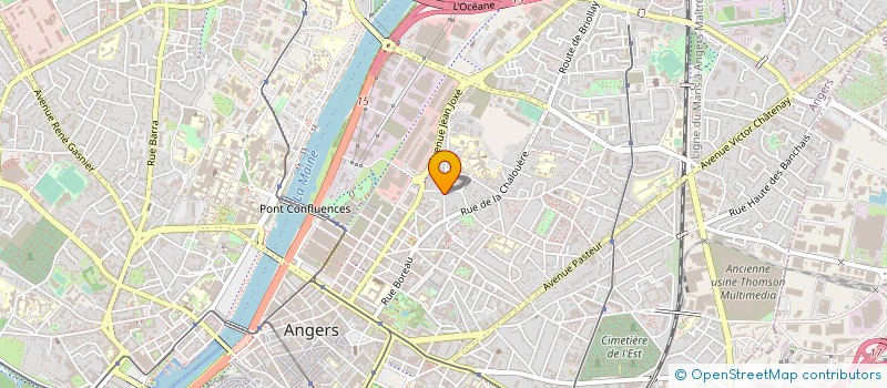 localisation de l'entreprise PENHOET  ANGERS