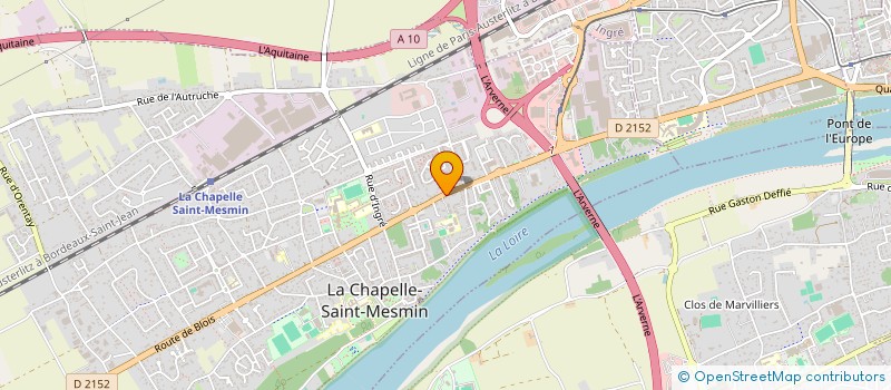 localisation de l'entreprise PENICAUD PATRIMOINE à LA CHAPELLE-SAINT-MESMIN