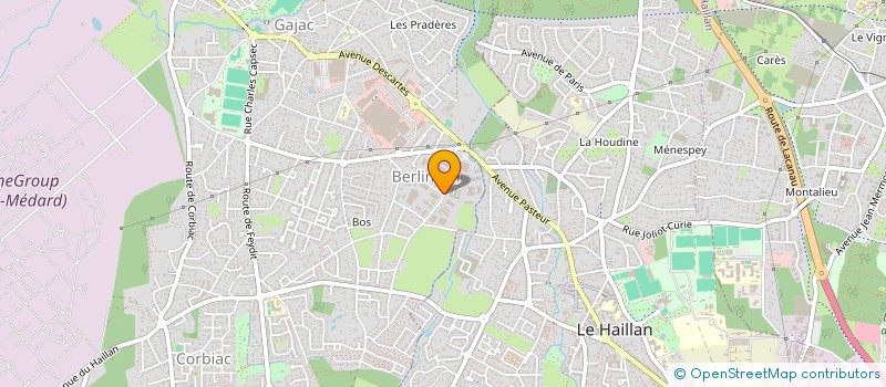 localisation de l'entreprise PENICAUT 2 M  SAINT-MEDARD-EN-JALLES
