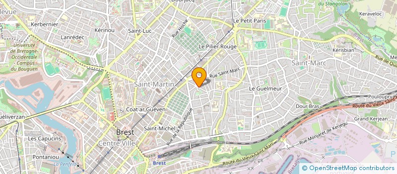 localisation de l'entreprise PENICHE KID  BREST