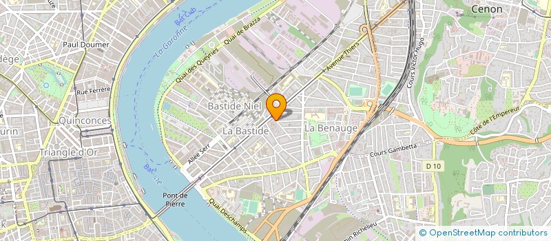 localisation de l'entreprise PENICHOUX J.P. à BORDEAUX