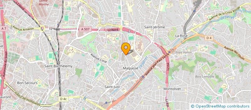 localisation de l'entreprise PENIEL SERVICE A LA PERSONNE à MARSEILLE