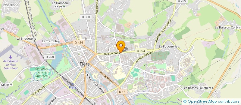 localisation de l'entreprise PENIN à FLERS