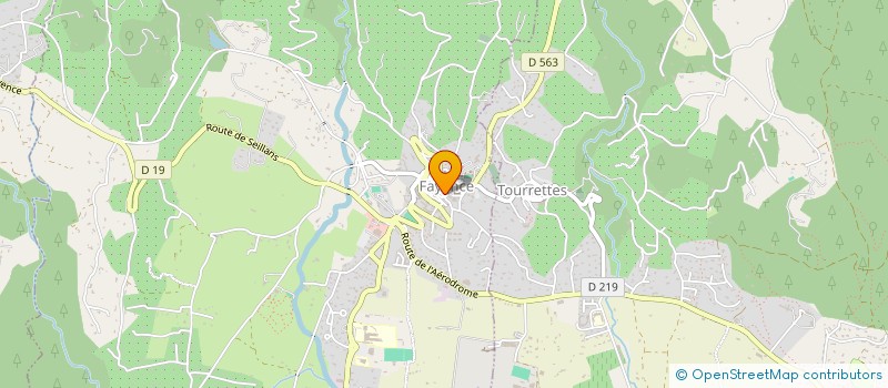 localisation de l'entreprise PENIN SARL à FAYENCE