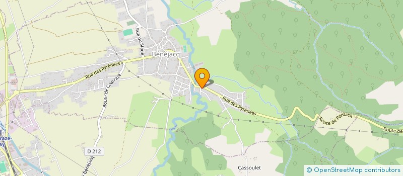 localisation de l'entreprise PENINOU LF  ARROS-DE-NAY