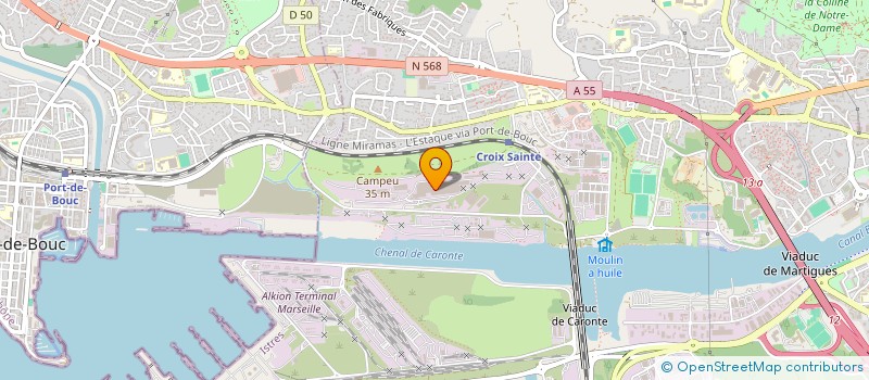 localisation de l'entreprise PENINSULA FILM NUN 2  MARTIGUES