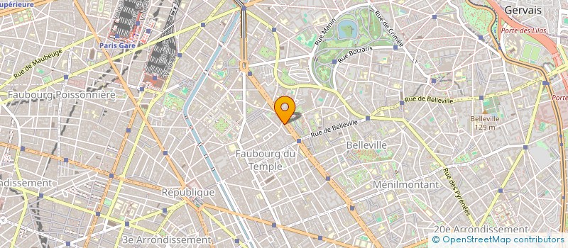 localisation de l'entreprise PENINSULE  PARIS