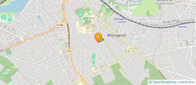 localisation de l'entreprise PENINSULE à MONTGERON