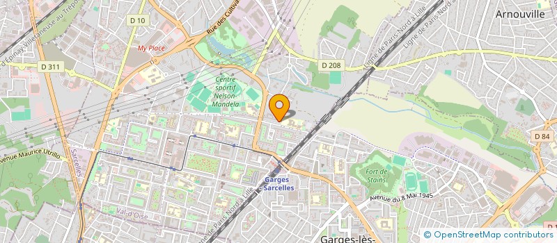 localisation de l'entreprise PENITENTIAIRE & NOUVEL ENVOL à SARCELLES