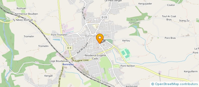 localisation de l'entreprise PENMELLEN LOCATIONS  BANNALEC