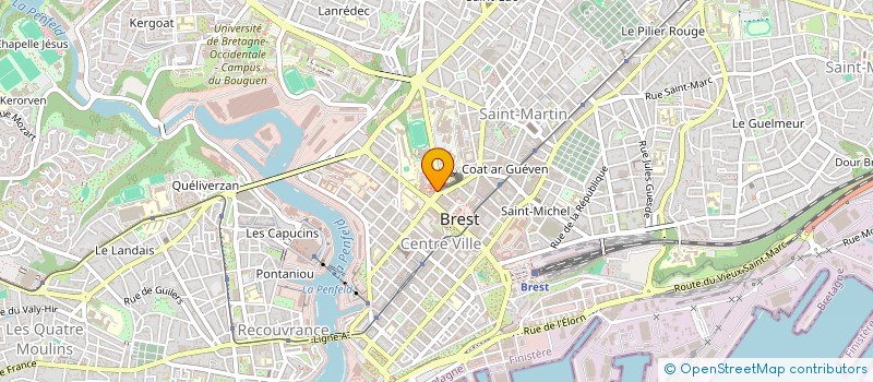 localisation de l'entreprise PENN-AN-IPAG à BREST