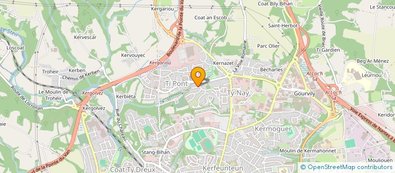 localisation de l'entreprise PENN AR BAT à QUIMPER