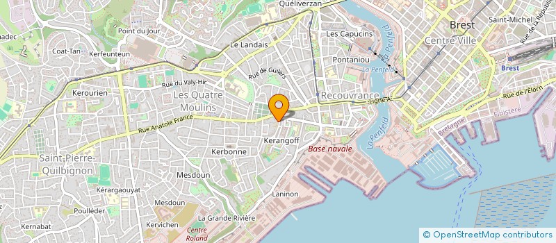 localisation de l'entreprise PENN AR BED SOUL CLUB à BREST