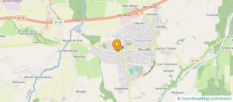 localisation de l'entreprise PENN AR WEDD  SAINT-THEGONNEC LOC-EGUINER