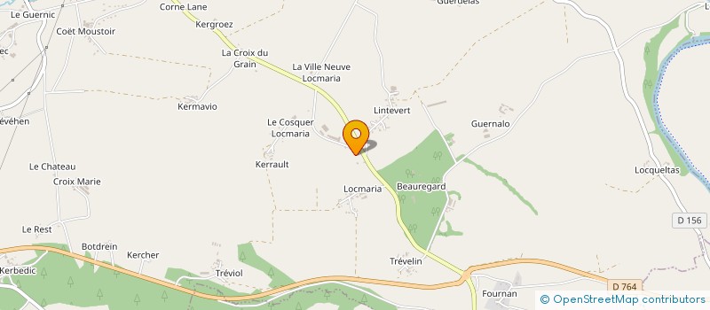 localisation de l'entreprise PENN GWENN à CLEGUEREC