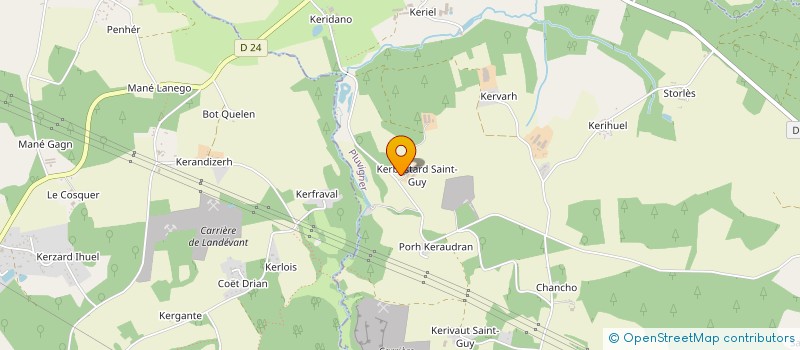 localisation de l'entreprise PENN ROZ  PLUVIGNER