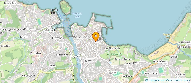 localisation de l'entreprise PENN SARDIN  DOUARNENEZ