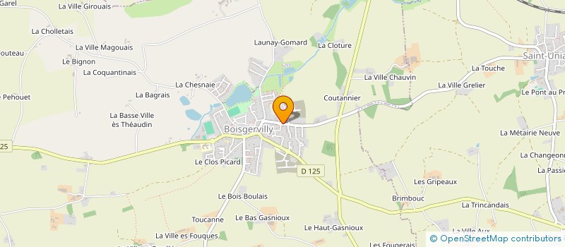 localisation de l'entreprise PENNARBED AT  BOISGERVILLY