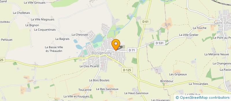 localisation de l'entreprise PENNARBED IT  BOISGERVILLY