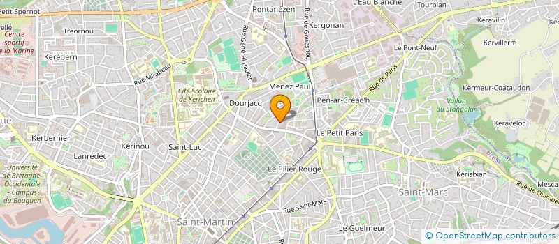 localisation de l'entreprise PENNARBED JJB à BREST