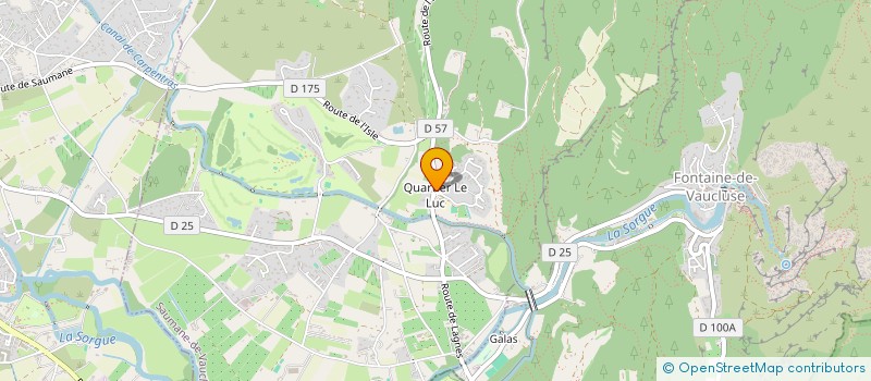 localisation de l'entreprise PENNE - NUYTS  SAUMANE-DE-VAUCLUSE