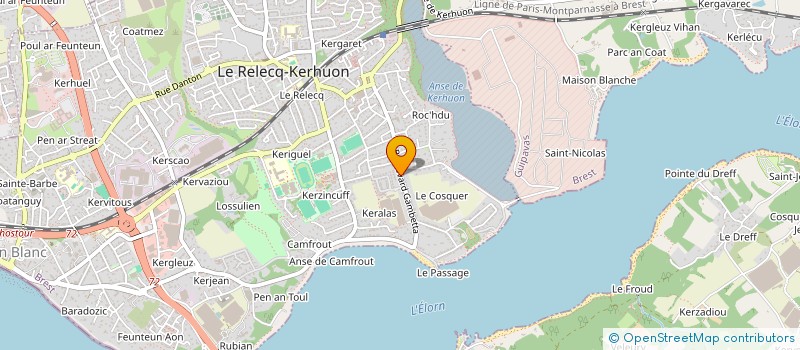 localisation de l'entreprise PENNEC CONSULTING  LE RELECQ-KERHUON