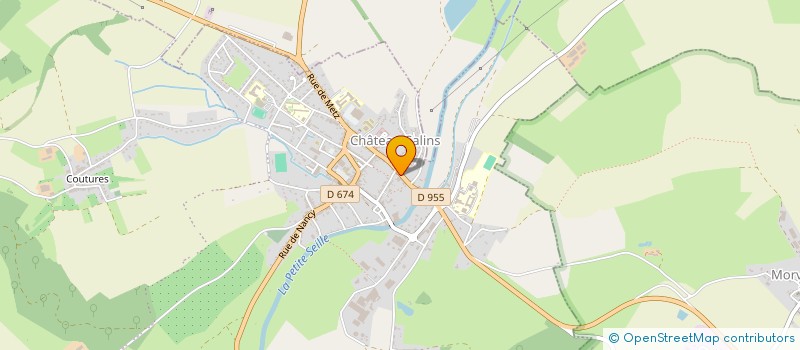 localisation de l'entreprise PENNEQUIN FORMATION CONSEIL  CHATEAU-SALINS