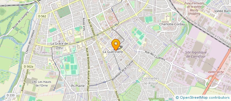 localisation de l'entreprise PENNEQUIN P ET GUILLEMAIN CL à CAEN