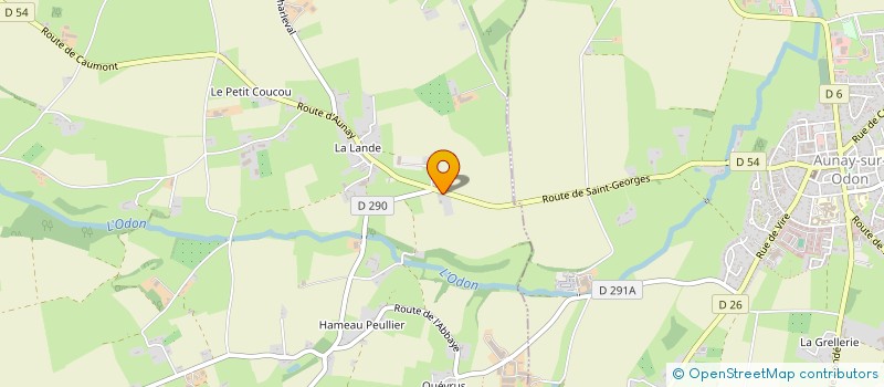 localisation de l'entreprise PENNERAS  SEULLINE