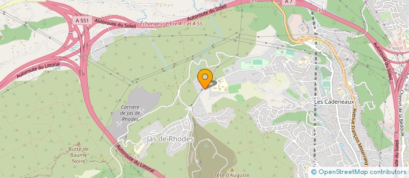 localisation de l'entreprise PENNES MIRABEAU CADENEAUX RUGBY à LES PENNES MIRABEAU