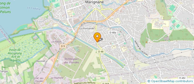 localisation de l'entreprise PENNICA IMMOBILIER  MARIGNANE