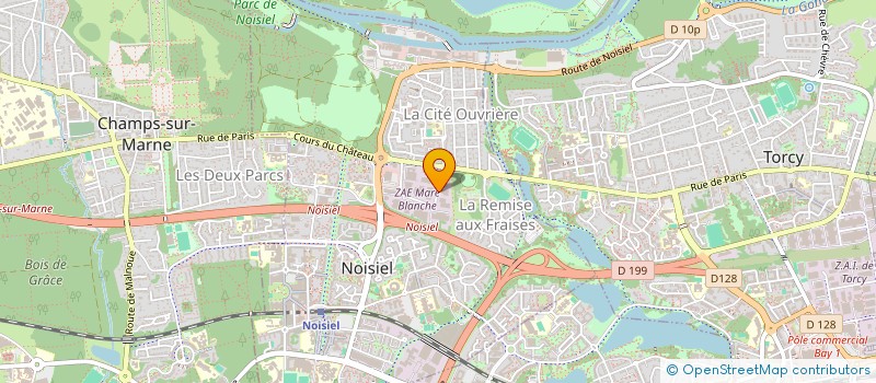 localisation de l'entreprise PENNON à NOISIEL