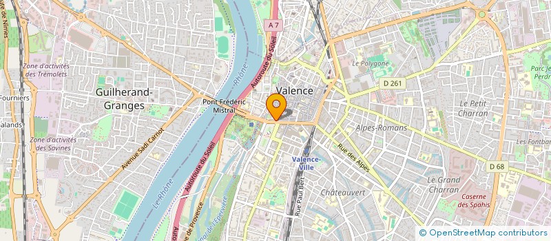 localisation de l'entreprise PENNY-KENNY  VALENCE