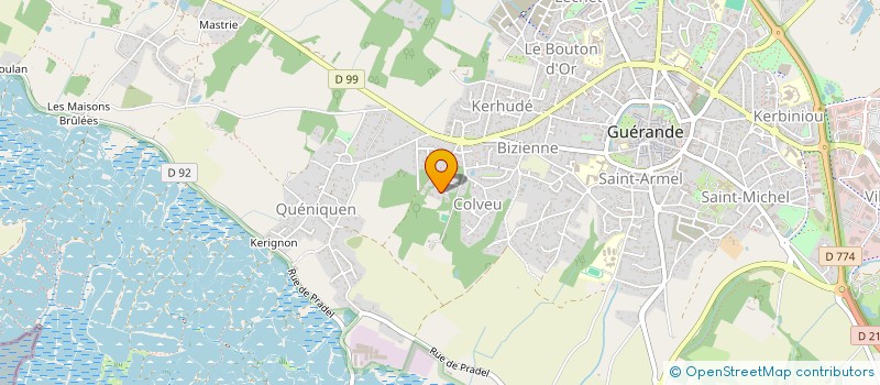 localisation de l'entreprise PENNY LANE  GUERANDE