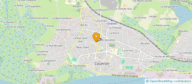 localisation de l'entreprise PENNY LANE à COUERON