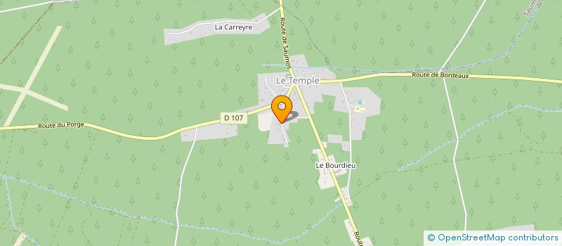 localisation de l'entreprise PENOT ELIANE JEAN-PIERRE  LE TEMPLE