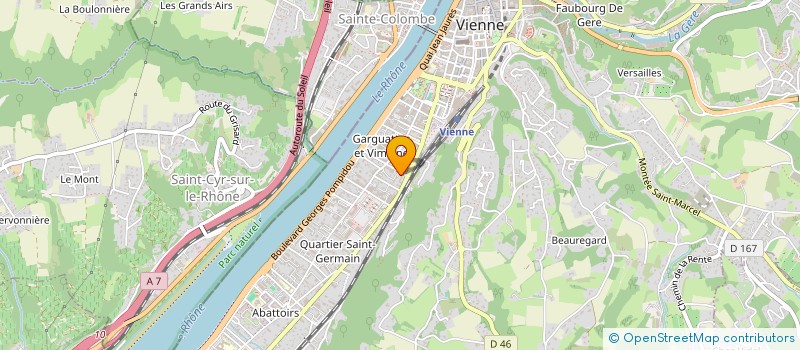 localisation de l'entreprise PENOU  VIENNE