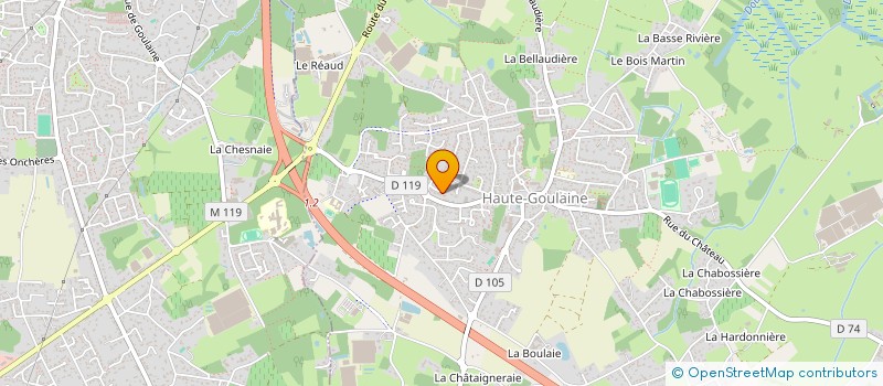 localisation de l'entreprise PENOUILLE  HAUTE-GOULAINE