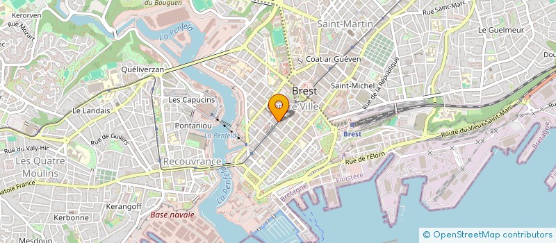 localisation de l'entreprise PENOUPELE  BREST