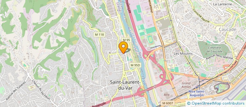 localisation de l'entreprise PENPRAYA  SAINT-LAURENT-DU-VAR