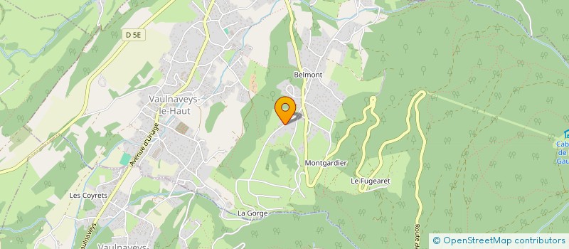 localisation de l'entreprise PENROSE  VAULNAVEYS-LE-HAUT