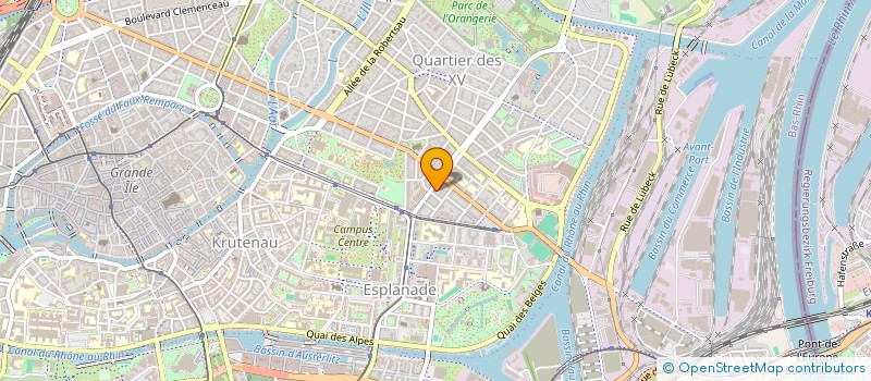 localisation de l'entreprise PENROSE  STRASBOURG