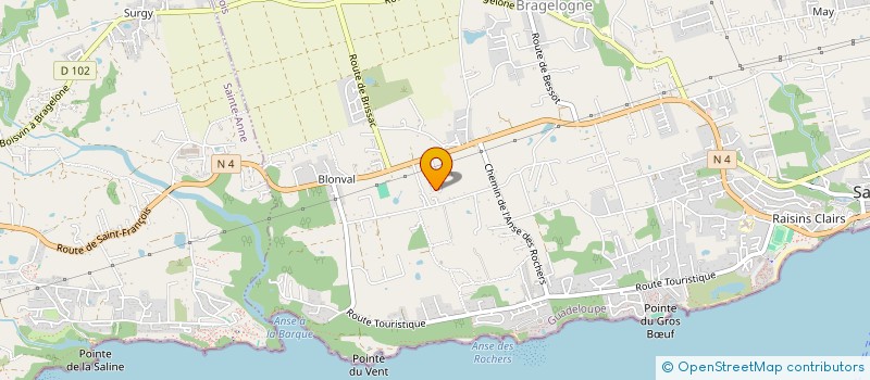 localisation de l'entreprise PENSACOLA  SAINT-FRANCOIS