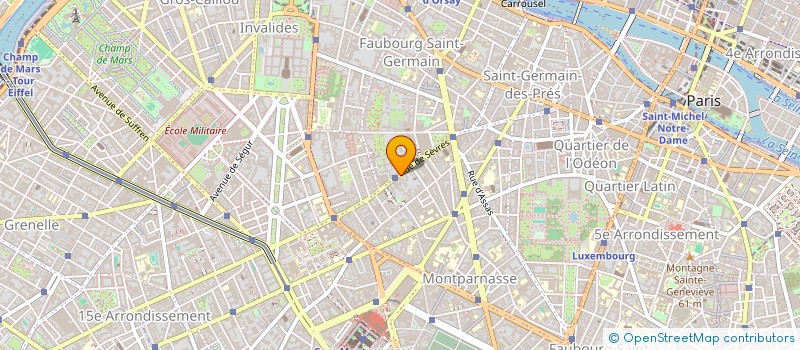 localisation de l'entreprise PENSEE à PARIS