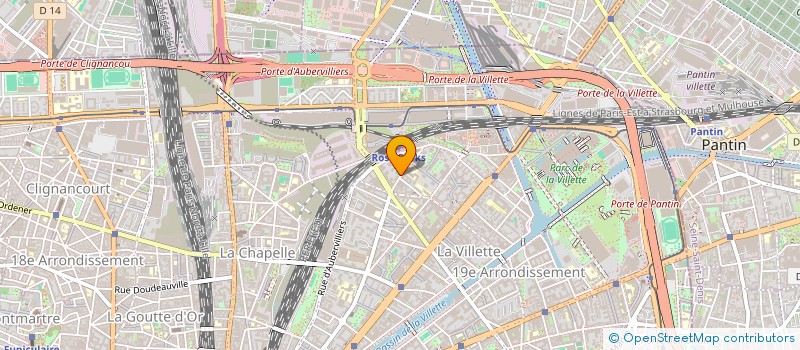 localisation de l'entreprise PENSEE  PARIS