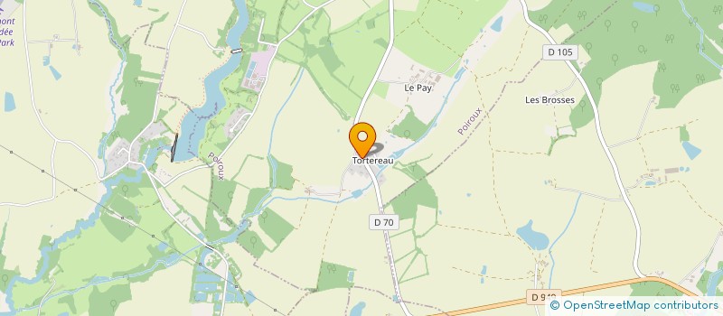 localisation de l'entreprise PENSEE PAYSAGE  POIROUX