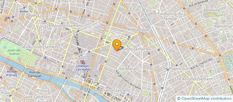 localisation de l'entreprise PENSER MIEUX L ENERGIE  PARIS