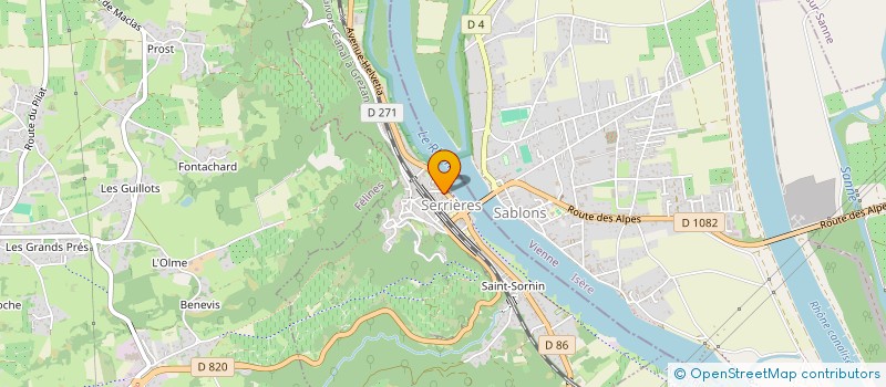 localisation de l'entreprise PENSER SERRIERES AUTREMENT  SERRIERES