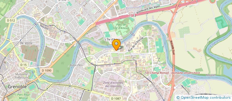 localisation de l'entreprise PENSERA2 à SAINT-MARTIN-D'HERES